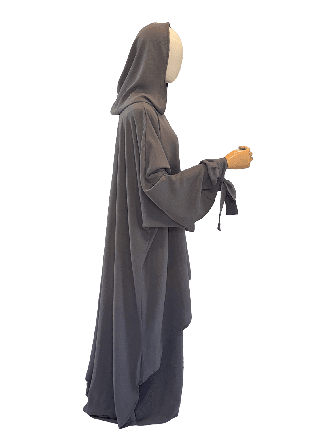 Giza 2pc HighLow Jilbab - Light Grey