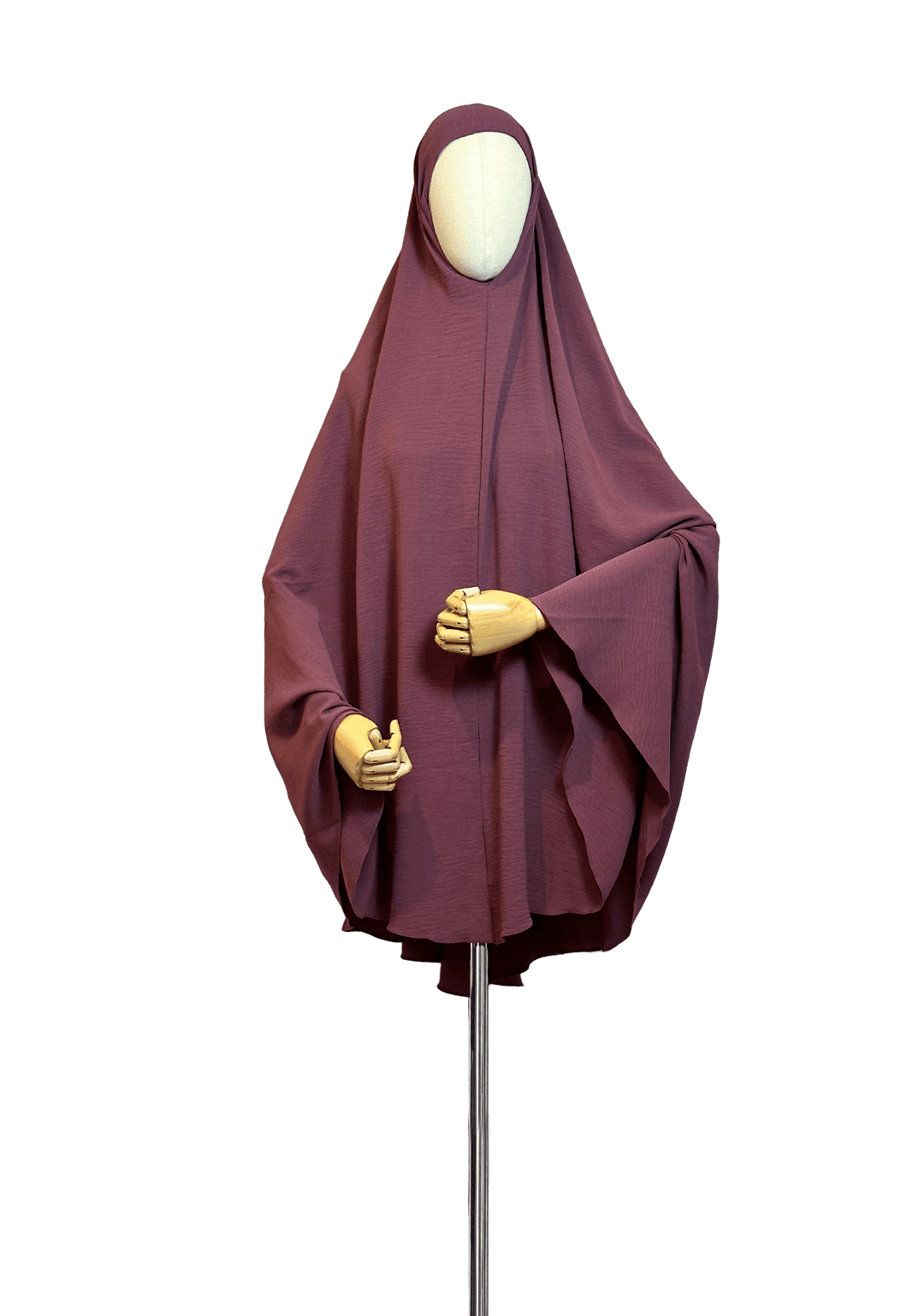 Asmaa Soft Crinkle Khimār - Dark Pink