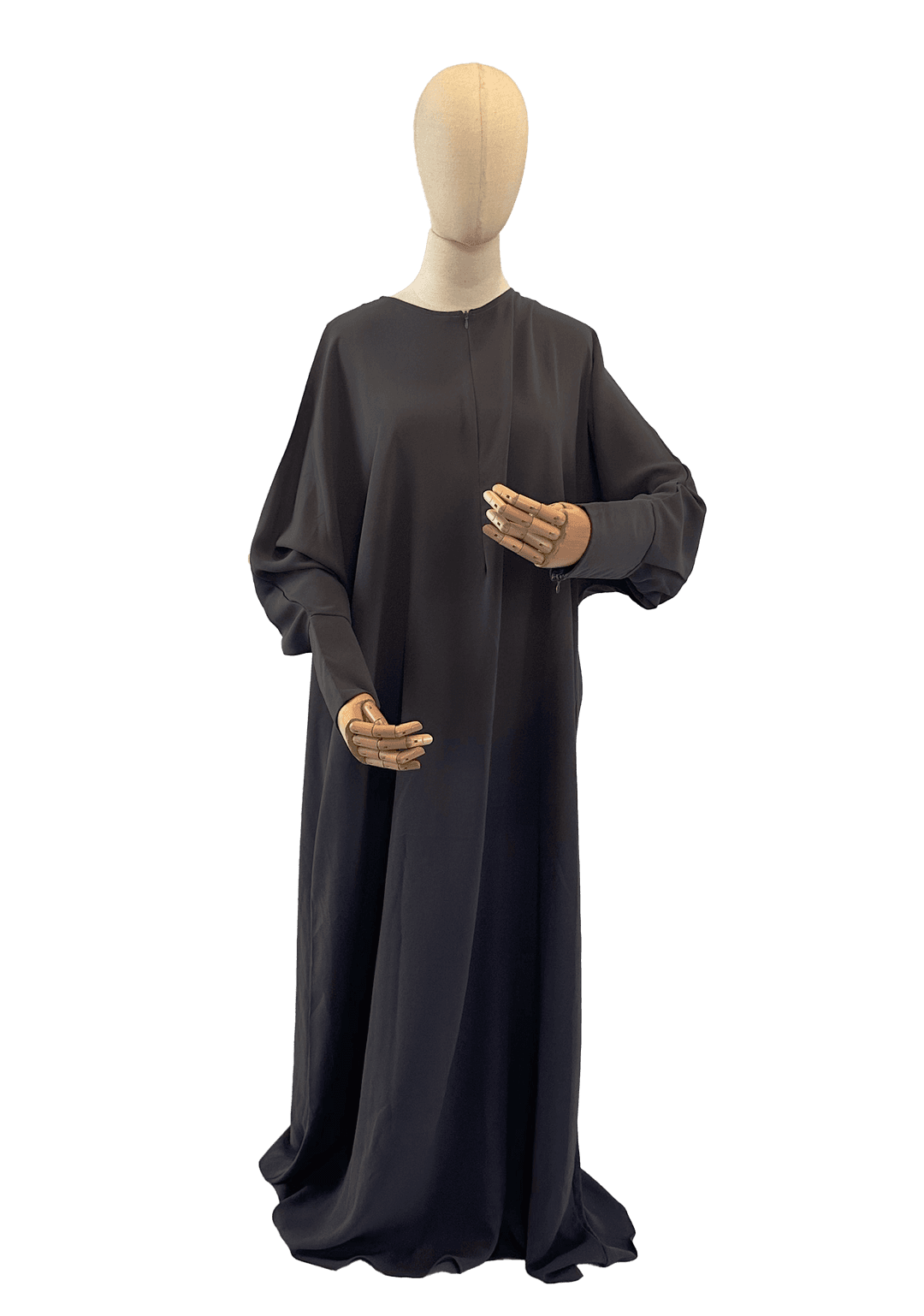 Zidni Bisht Abaya - Dark Grey