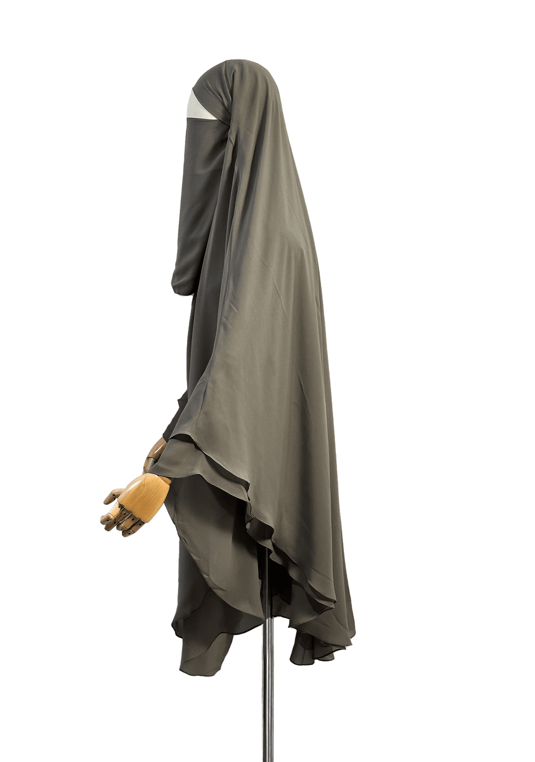 Nusaybah Khimār Silver Sage XL profile