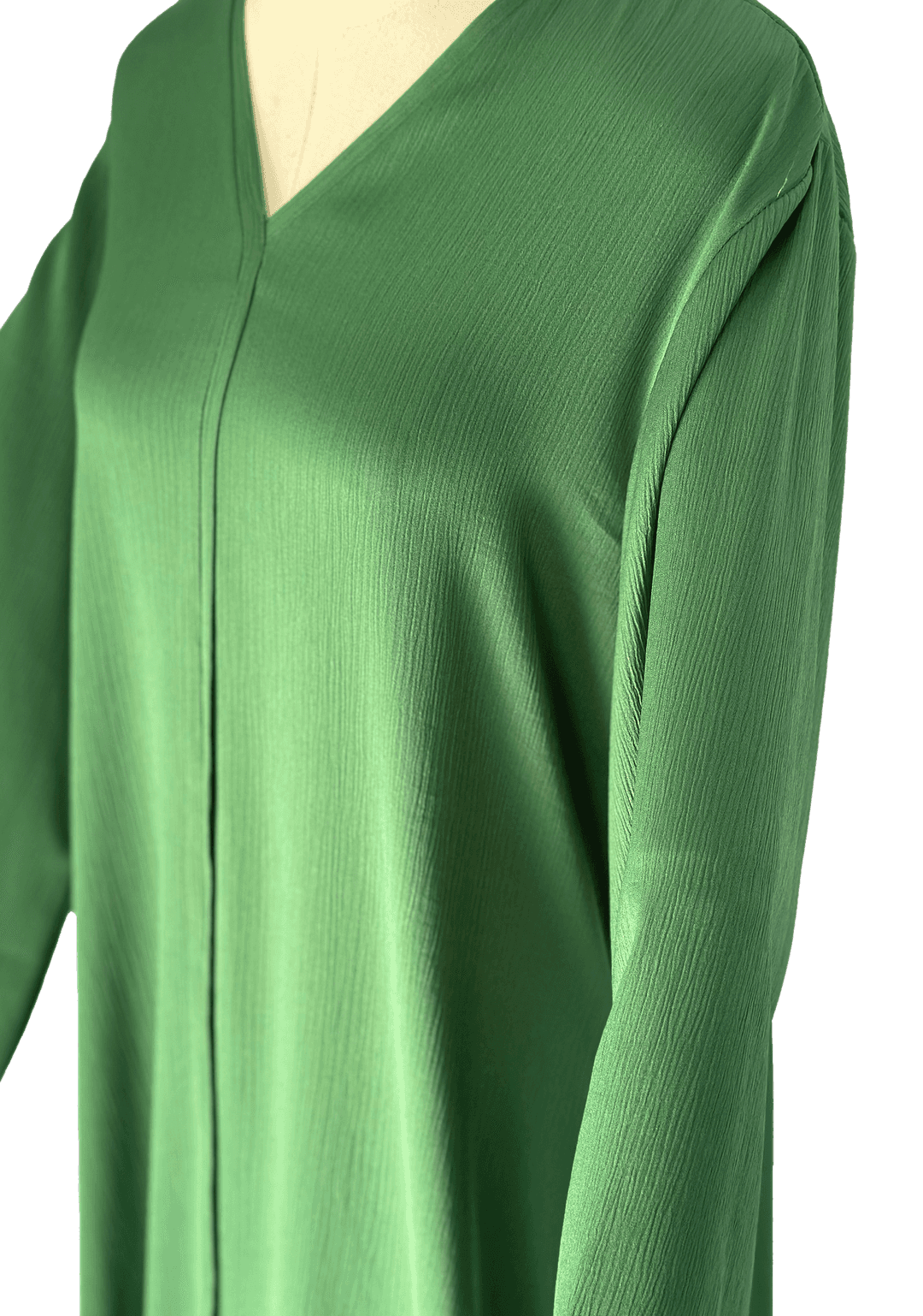 Kīmono Textured Abāya - Ocean Green