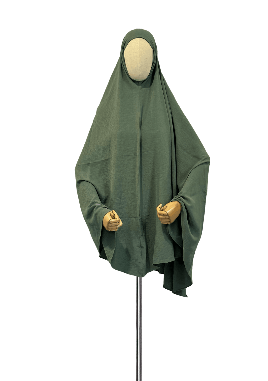 Asmaa Soft Crinkle Khimār - Light Jade