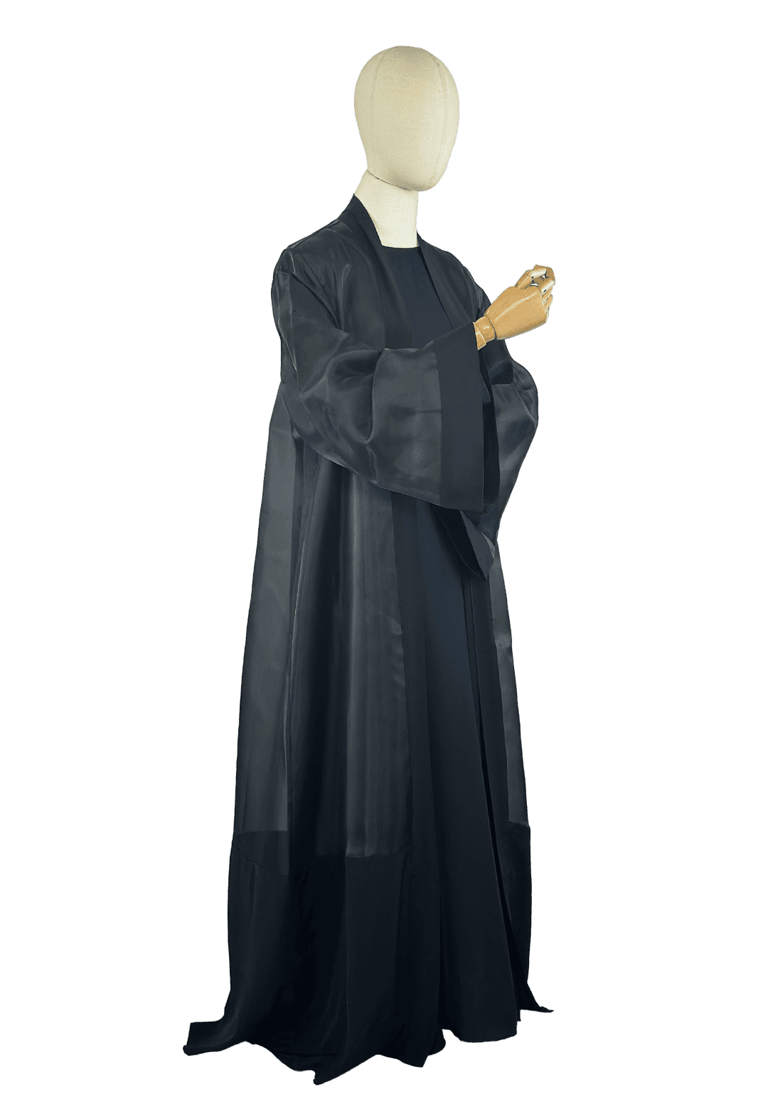 Estee Open Abaya - Black