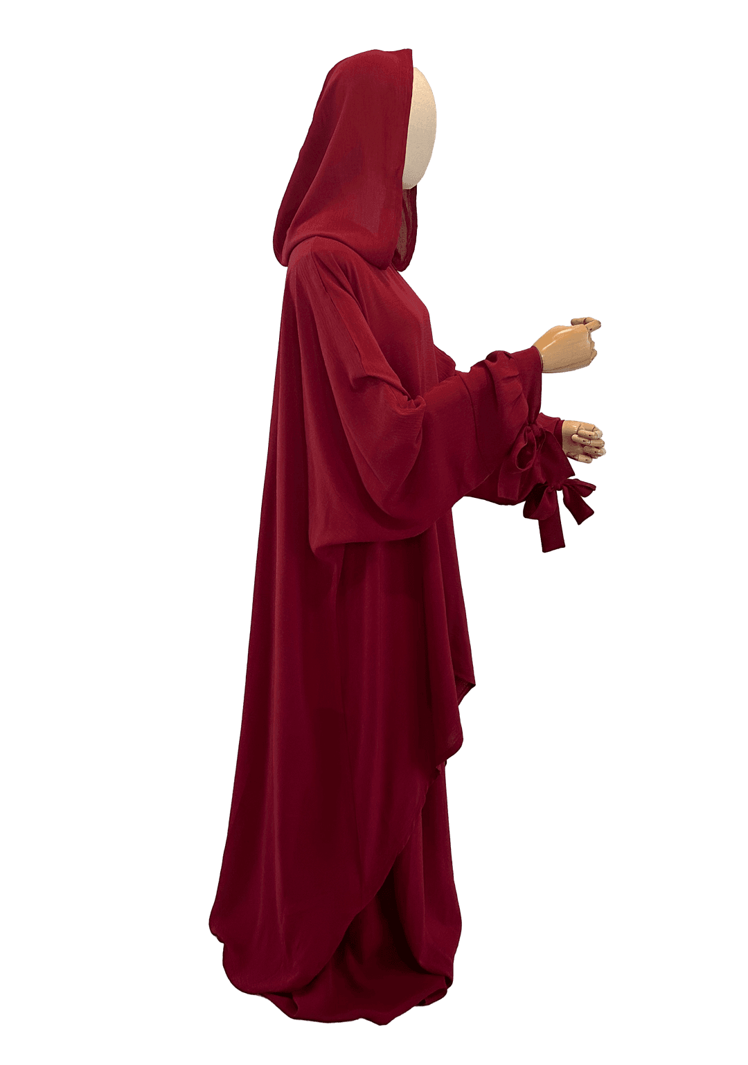 Giza 2pc HighLow Jilbab - Maroon
