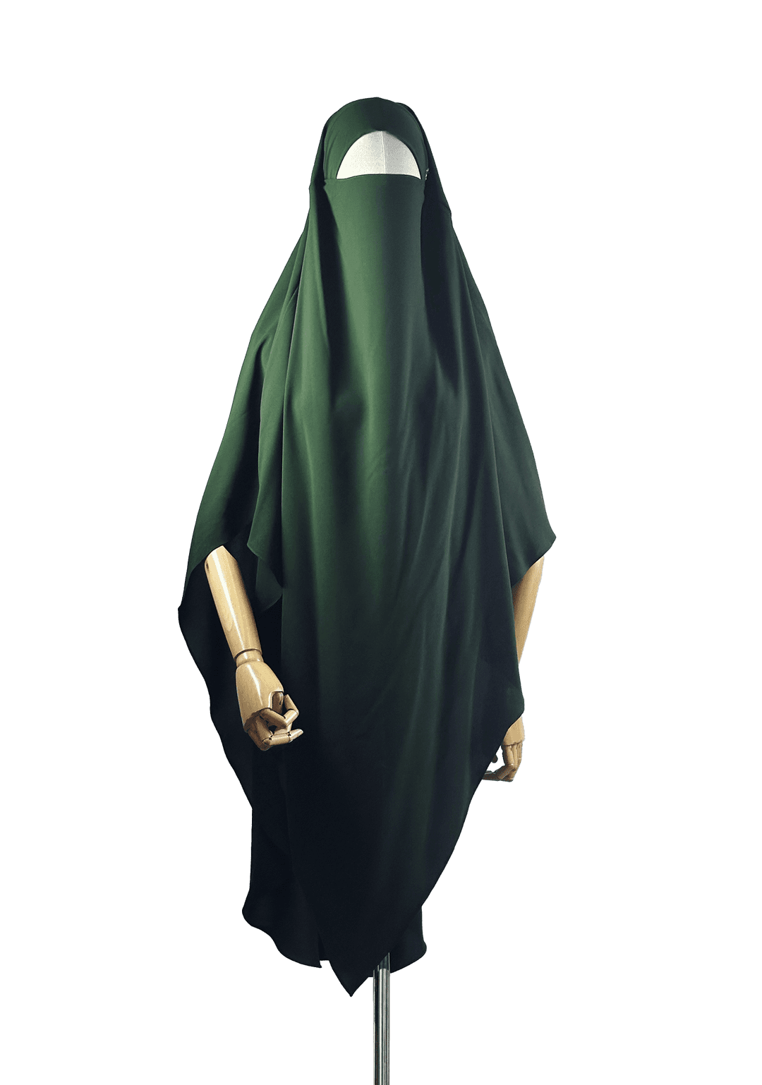 Clarissa French Khimar - Dark Olive