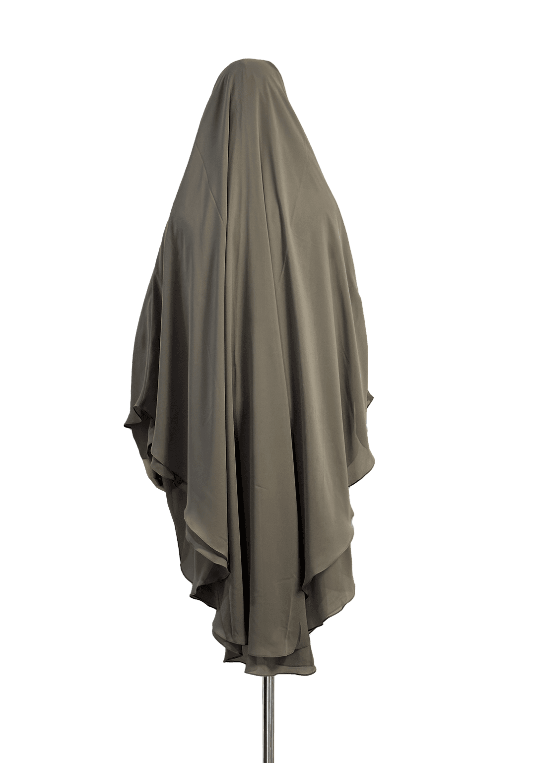 Nusaybah Khimār Silver Sage XL back