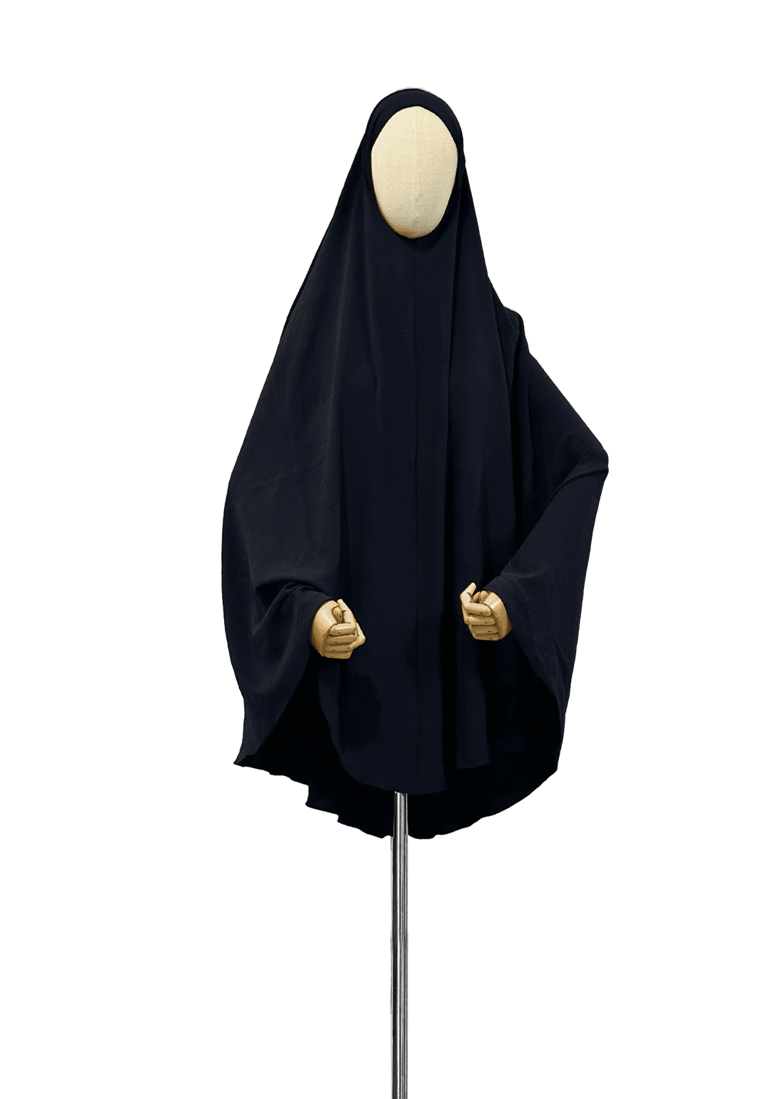 Asmaa Soft Crinkle Khimār - Navy Blue
