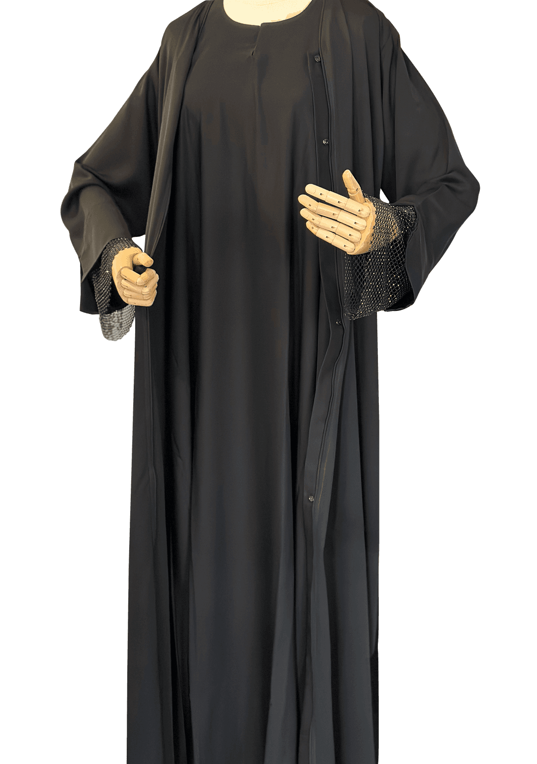 Juwayriyah Net Sleeve Abaya