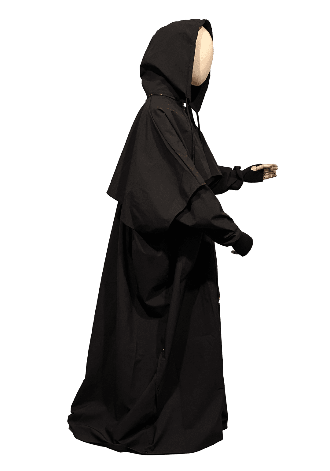 Modern Raincoat Modest Sleeve - Black