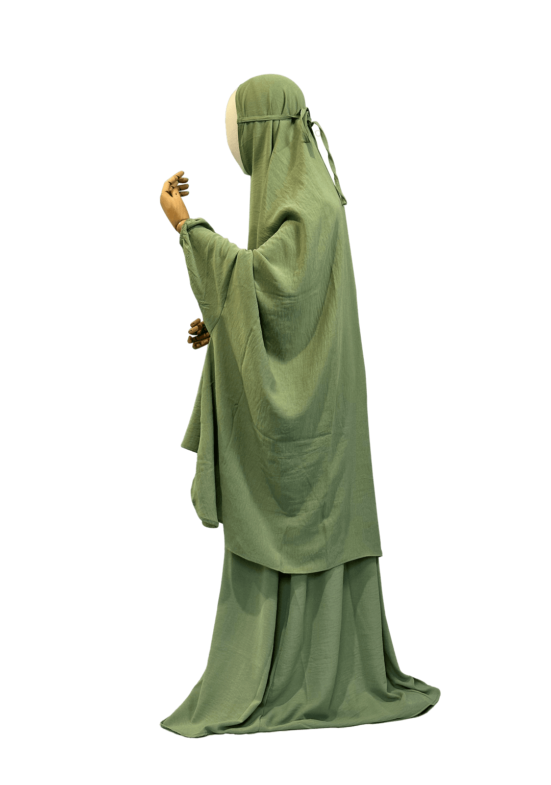 Luthia 2pc Jilbab - Sage