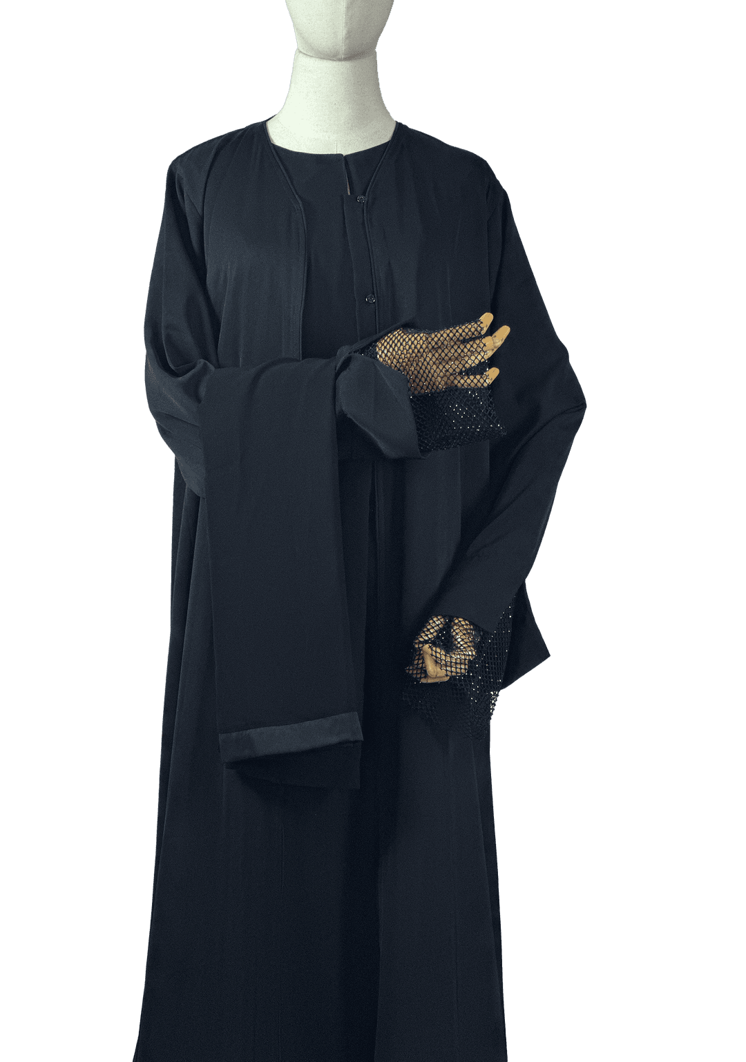 Juwayriyah Net Sleeve Abaya