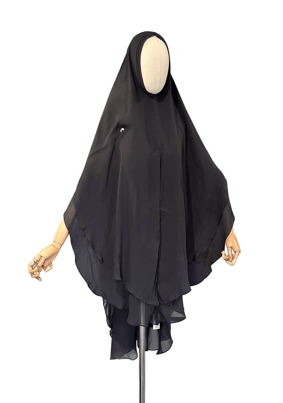 Tooba Chiffon Khimār - Smoke