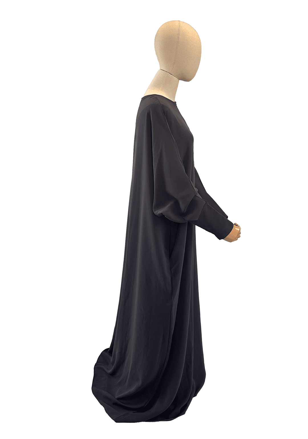 Zidni Bisht Abaya - Dark Grey