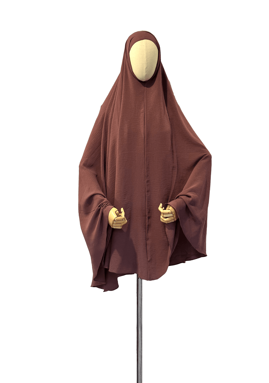 Asmaa Soft Crinkle Khimār - Royal Taupe