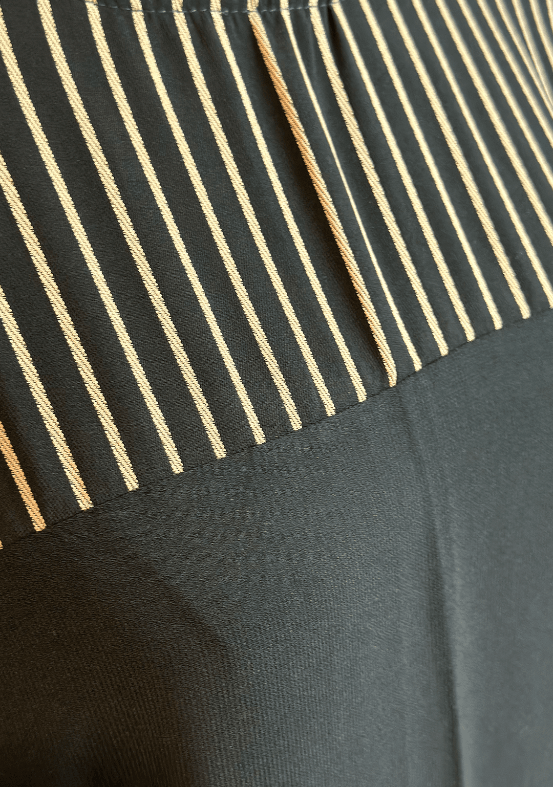 Asia Striped Abāya - Black