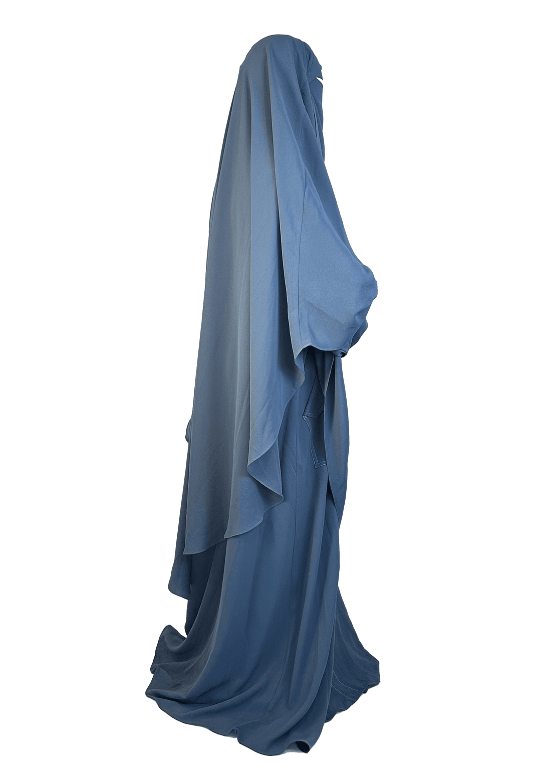 Casual 2pc Jilbab - Deep Blue Sky