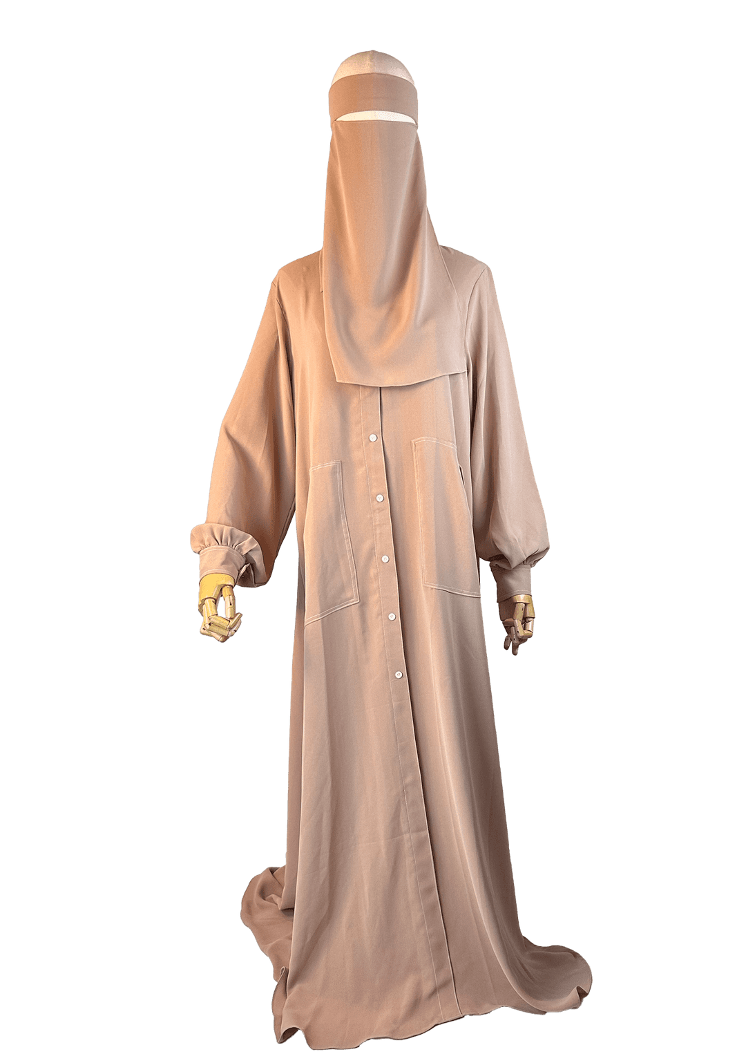Casual 2pc Jilbab - Mellow Peach