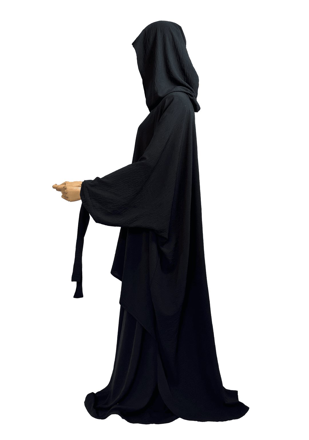 Giza 2pc HighLow Jilbāb - Black