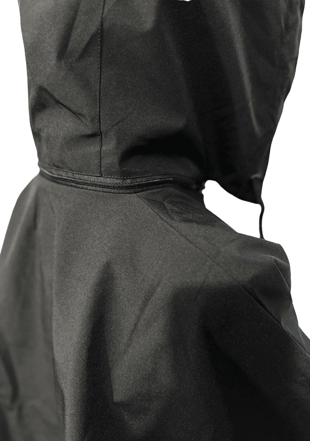 Modern Raincoat Modest Sleeve - Black